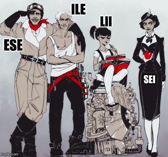 ILE; LII; ESE; SEI | made w/ Imgflip meme maker