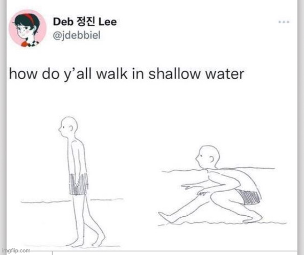 how? | image tagged in memes,water,walking | made w/ Imgflip meme maker