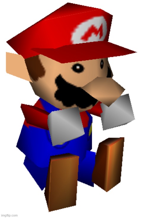 no meme today,just mario doll | image tagged in smg4,memes | made w/ Imgflip meme maker