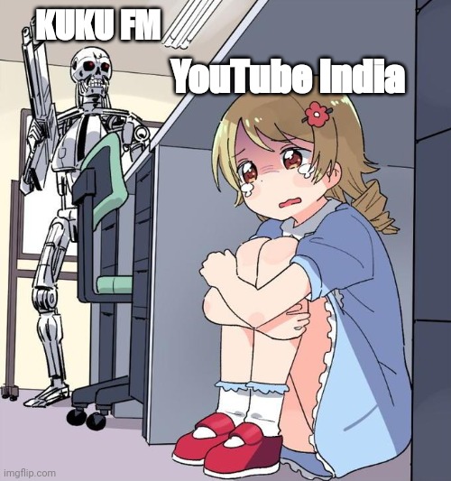 KuKu fm | KUKU FM; YouTube India | image tagged in youtubers,india | made w/ Imgflip meme maker