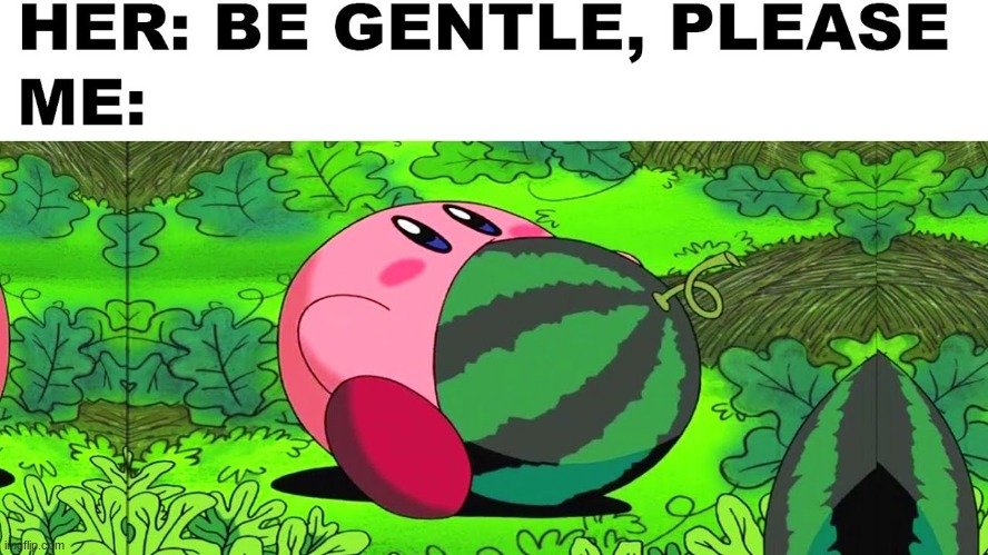 Yum | image tagged in kirby | made w/ Imgflip meme maker