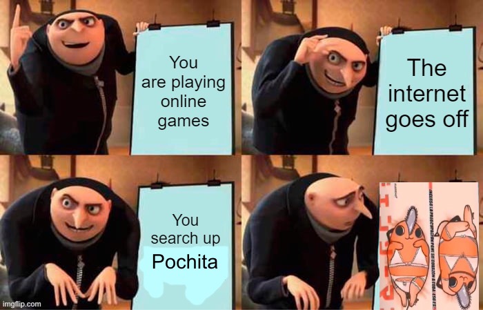 Forgive me ☠️ | Pochita | made w/ Imgflip meme maker