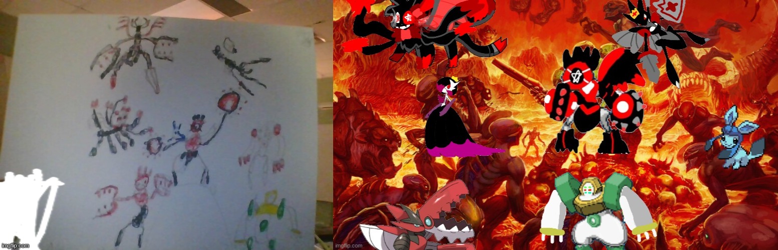 Rate my Goofy Ahh art compared to the real art | made w/ Imgflip meme maker