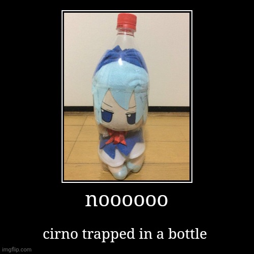 1 view = 1 cirno | image tagged in demotivationals | made w/ Imgflip demotivational maker