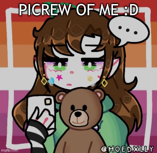 link in comments | PICREW OF ME :D | image tagged in lgbtq,picrew | made w/ Imgflip meme maker