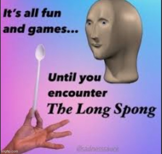 the long spong | image tagged in the long spong | made w/ Imgflip meme maker