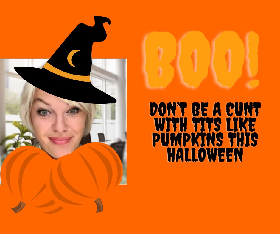 Pumpkin Tits and Lies Blank Meme Template