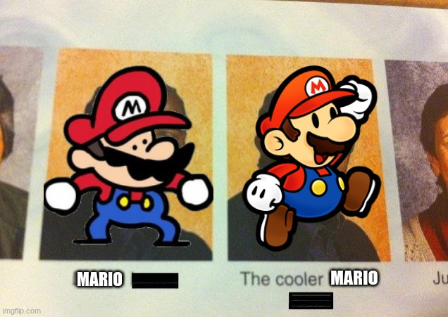 The Cooler Daniel | MARIO; MARIO | image tagged in the cooler daniel | made w/ Imgflip meme maker