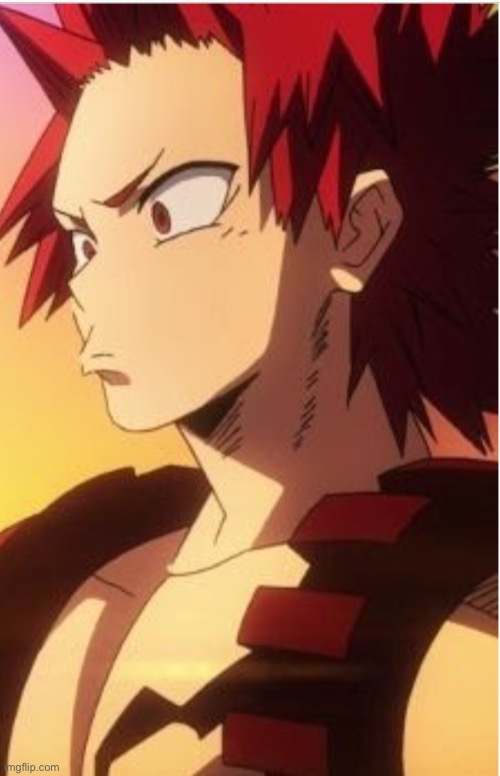 Pouty kirishima | image tagged in pouty kirishima | made w/ Imgflip meme maker