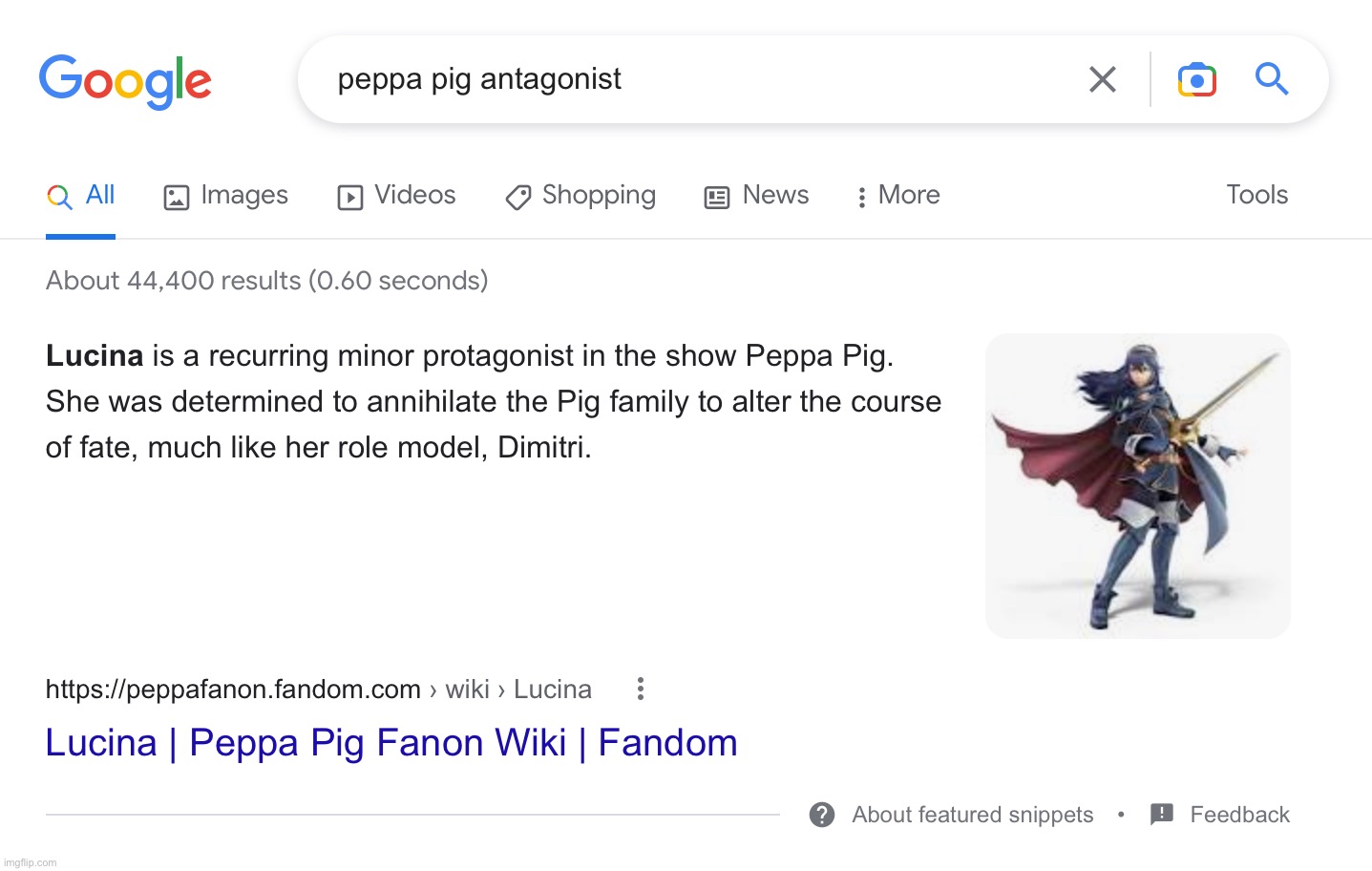 Lucina, Peppa Pig Fanon Wiki