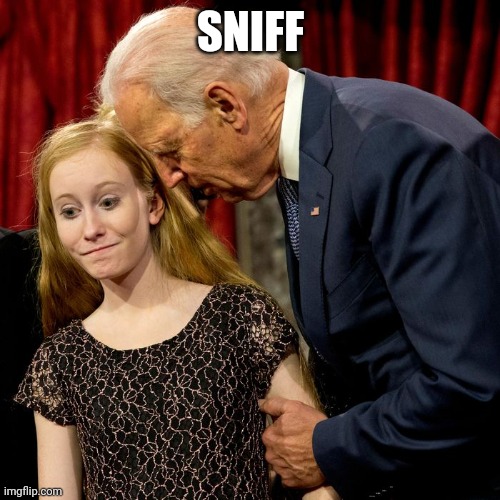 Biden Sniff | SNIFF | image tagged in biden sniff | made w/ Imgflip meme maker