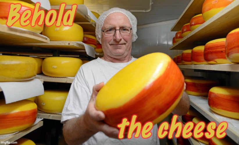 Cheese rules |  Behold; the cheese | image tagged in cheese life,cheese | made w/ Imgflip meme maker