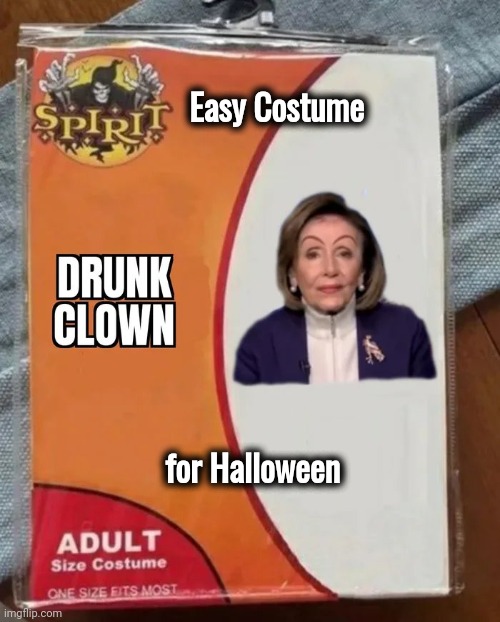 Make sure you get the Eyebrows right | Easy Costume; for Halloween | image tagged in nancy pelosi,go home you're drunk,no longer useful,candy helps,that scary ghost,frightened | made w/ Imgflip meme maker