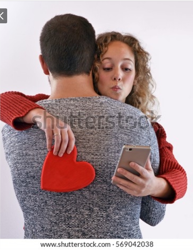 Cellphone love Blank Meme Template