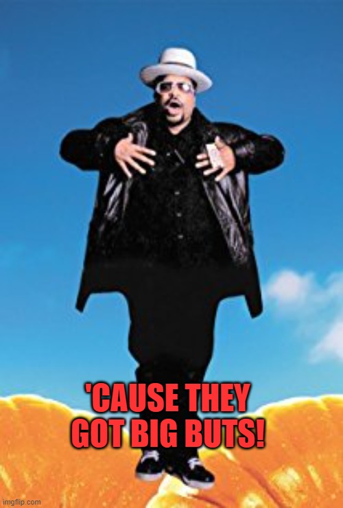 Sir mix a lot | 'CAUSE THEY GOT BIG BUTS! | image tagged in sir mix a lot | made w/ Imgflip meme maker