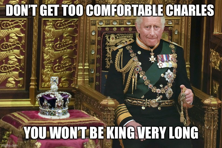 The short reign King Charles - Imgflip