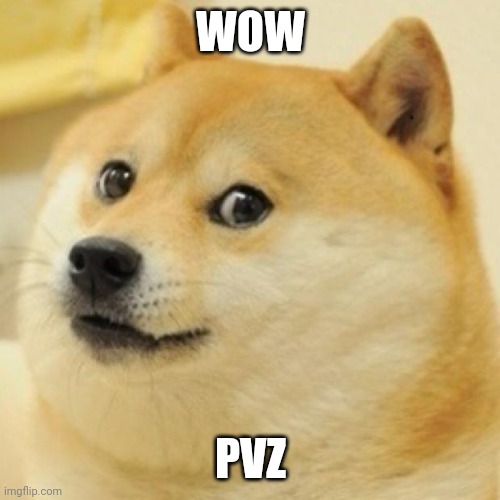 wow doge | WOW PVZ | image tagged in wow doge | made w/ Imgflip meme maker