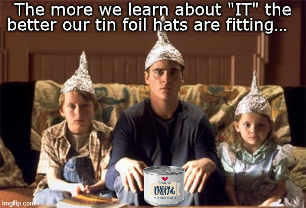 tin foil hat | The more we learn about "IT" the better our tin foil hats are fitting… | image tagged in tin foil hats,vaccine,shot,fauci,side effects | made w/ Imgflip meme maker