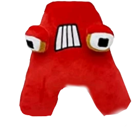 High Quality Alphabet Lore A Plushie Blank Meme Template