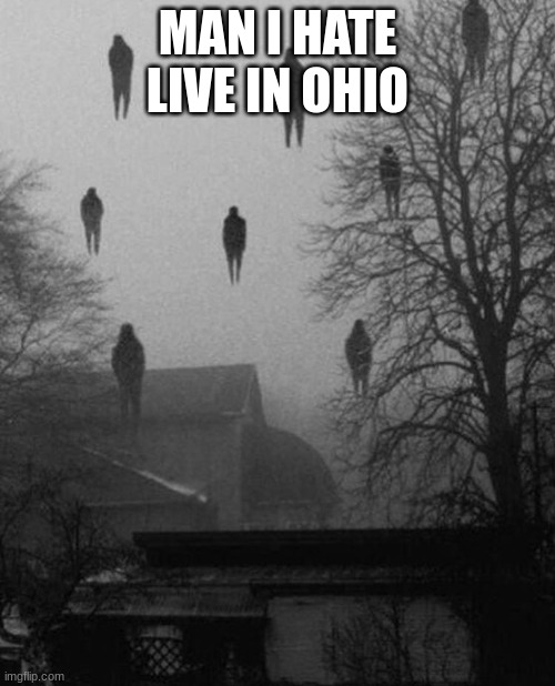 ohio i hate | MAN I HATE LIVE IN OHIO | image tagged in me and the boys at 3 am,ohio | made w/ Imgflip meme maker