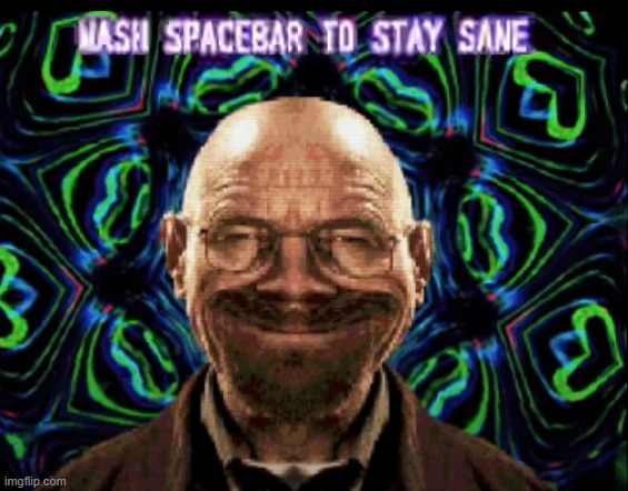 the | image tagged in mash spacebar to stay sane | made w/ Imgflip meme maker