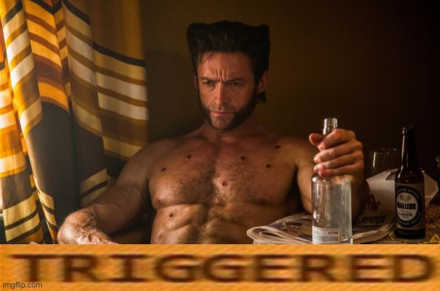 Wolverine depressed | image tagged in wolverine depressed | made w/ Imgflip meme maker