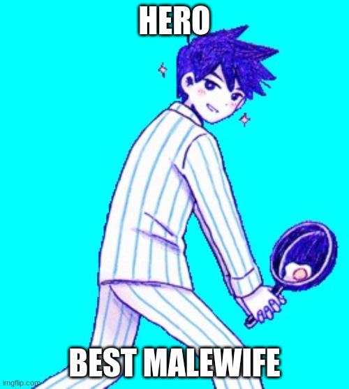 Hero <33 | HERO; BEST MALEWIFE | image tagged in hero omori | made w/ Imgflip meme maker
