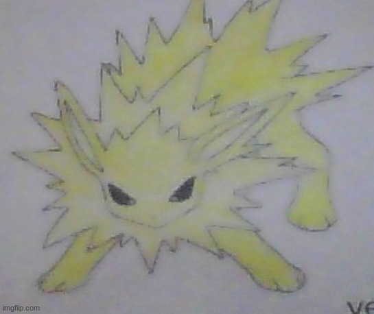 Full Yellow Jolteon | made w/ Imgflip meme maker