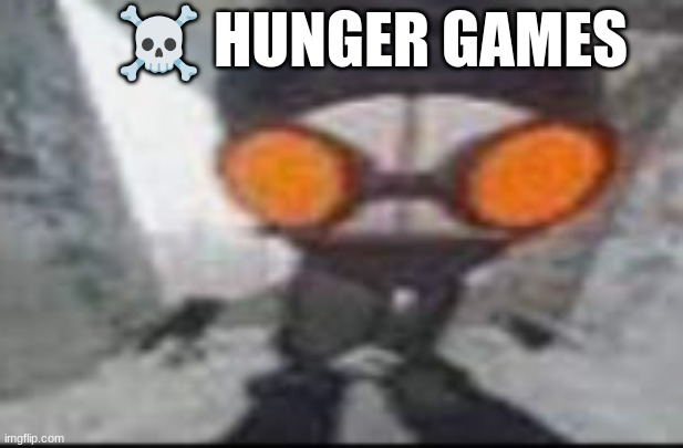 Goofy ahh hank | ☠ HUNGER GAMES | image tagged in goofy ahh hank | made w/ Imgflip meme maker