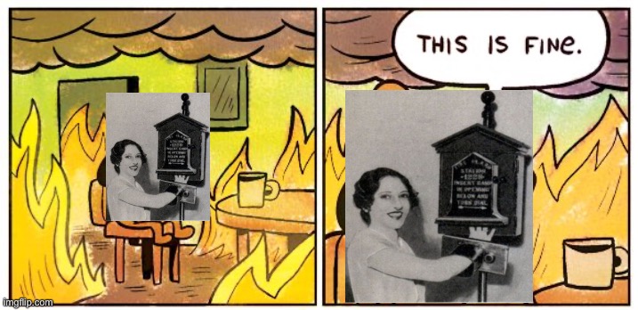 This Is Fine Meme | image tagged in memes,this is fine | made w/ Imgflip meme maker