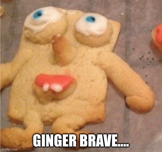 hmm.. | GINGER BRAVE.... | image tagged in cookie run,cookie run kingdom | made w/ Imgflip meme maker