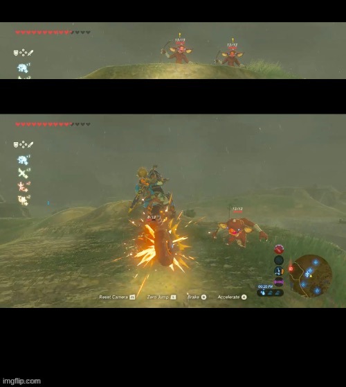 ... | image tagged in bokoblin getting hit by a motorcycle | made w/ Imgflip meme maker