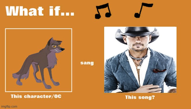 if balto sung live like you were dying by tim mcgraw | image tagged in what if this character - or oc sang this song,universal studios,wolves,country music | made w/ Imgflip meme maker