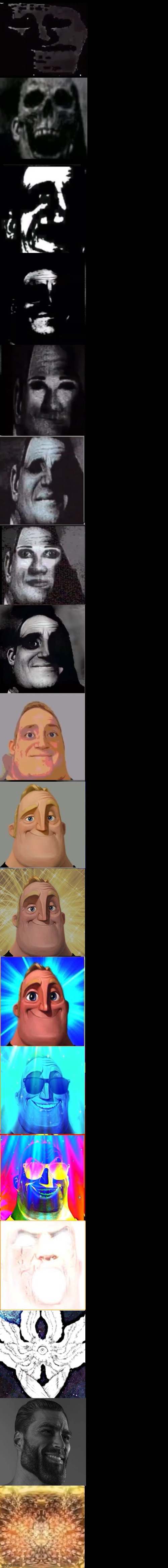 High Quality Mr Incredible Becoming Trollge To God But Low Quality Blank Meme Template