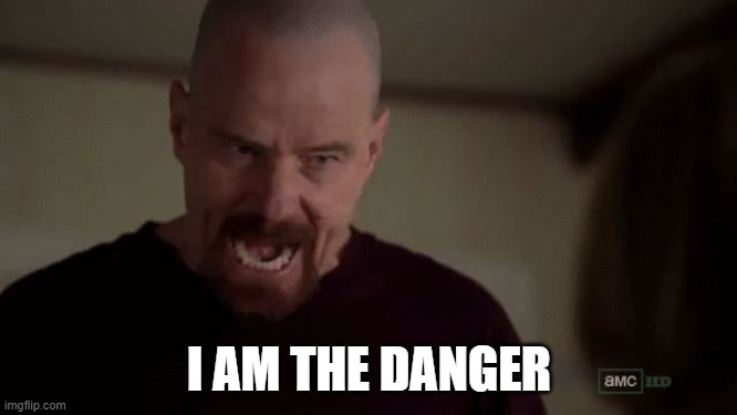 I am the danger | I AM THE DANGER | image tagged in i am the danger | made w/ Imgflip meme maker