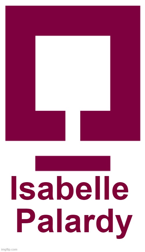 SAQ Logo | Isabelle 
Palardy | image tagged in logo | made w/ Imgflip meme maker