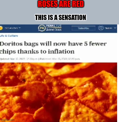 Well my life is ruined |  ROSES ARE RED; THIS IS A SENSATION | image tagged in memes,roses are red,rip | made w/ Imgflip meme maker