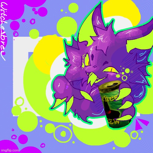 Soda bat, Witchbrew | image tagged in art,roblox | made w/ Imgflip meme maker