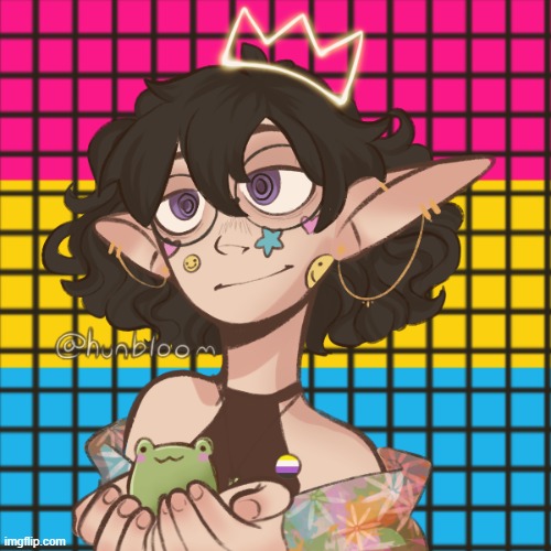 New OC, uses they/it pronouns, but the only issue is, I suck at coming up with names, please help. | made w/ Imgflip meme maker