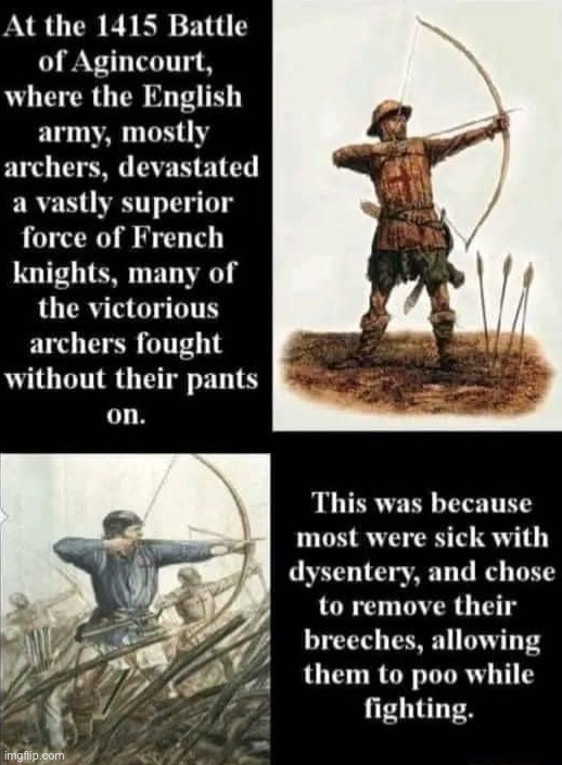Weird history facts no one needed to know | image tagged in weird facts about agincourt | made w/ Imgflip meme maker