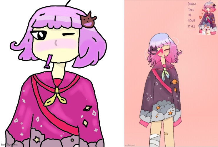 redraw this in your own style | made w/ Imgflip meme maker
