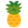 High Quality Pineapple emoji Blank Meme Template