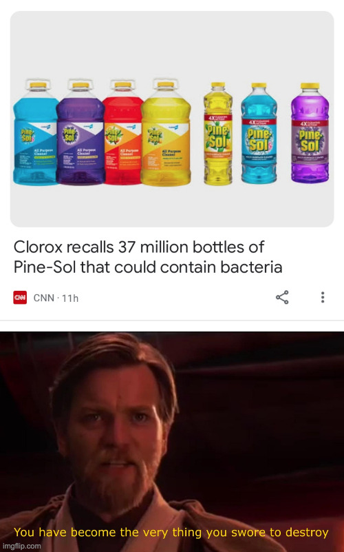 You're next, Listerine. | image tagged in you have become the very thing you swore to destroy,memes | made w/ Imgflip meme maker