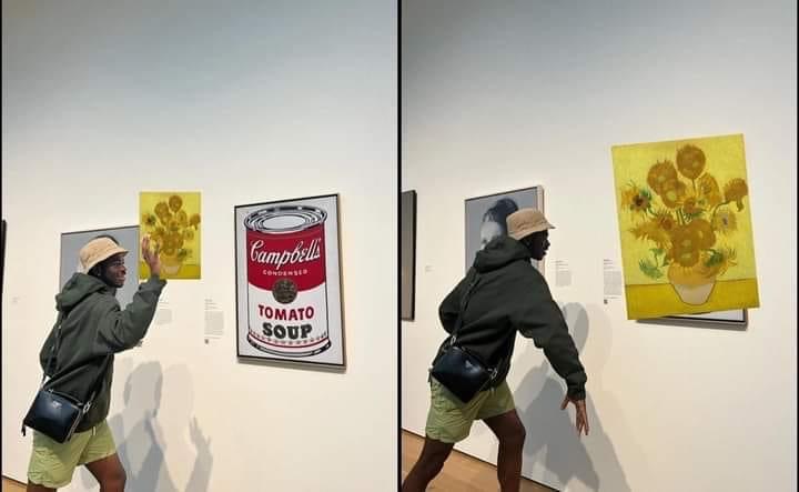 Reverse art protest Blank Meme Template