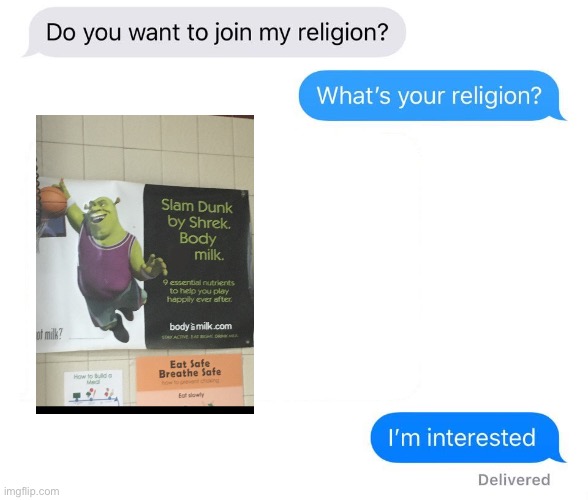 Shrek cult | image tagged in whats your religion,shrek cult | made w/ Imgflip meme maker