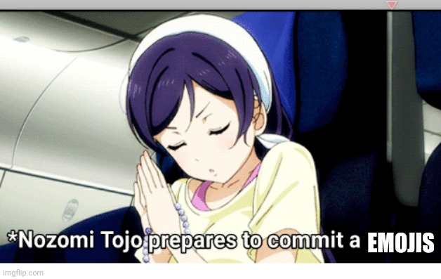 Yandere Nozomi | EMOJIS | image tagged in yandere nozomi | made w/ Imgflip meme maker