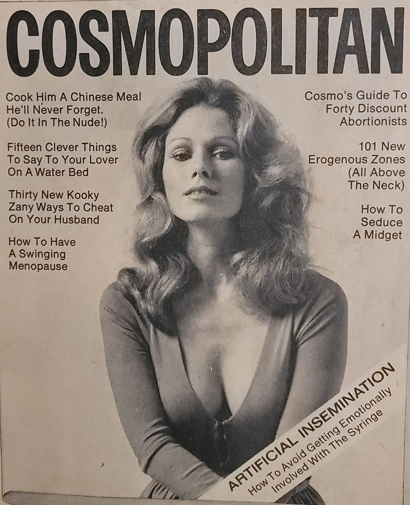 High Quality Cosmopolitan magazine from the 70s Blank Meme Template