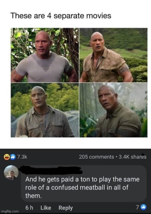 LOL | image tagged in the rock,roasted,funny,insults,insult | made w/ Imgflip meme maker