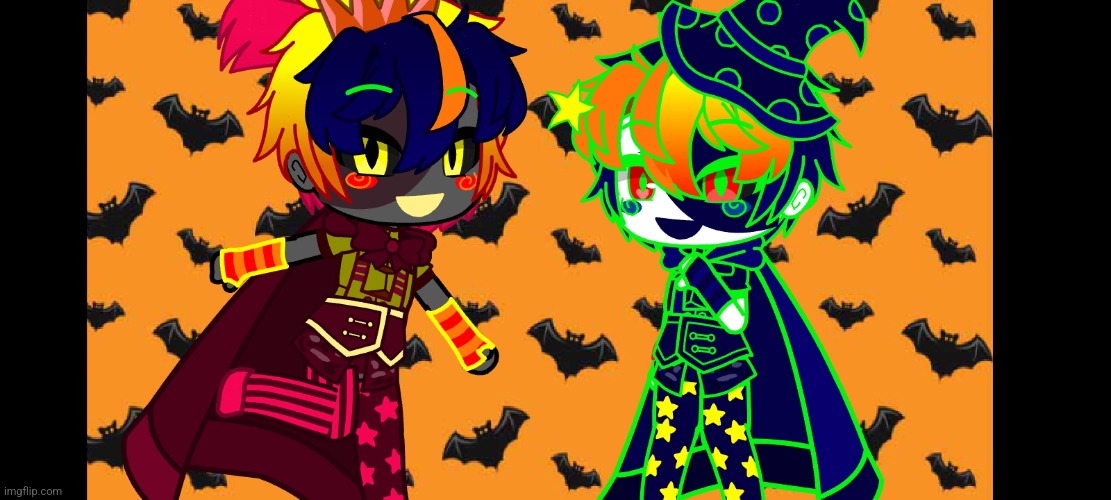 Here's eclipse & Lunar in gacha club | image tagged in gacha club,fnaf | made w/ Imgflip meme maker