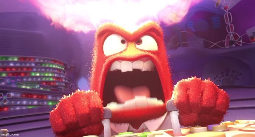 Inside Out Anger | image tagged in inside out anger | made w/ Imgflip meme maker
